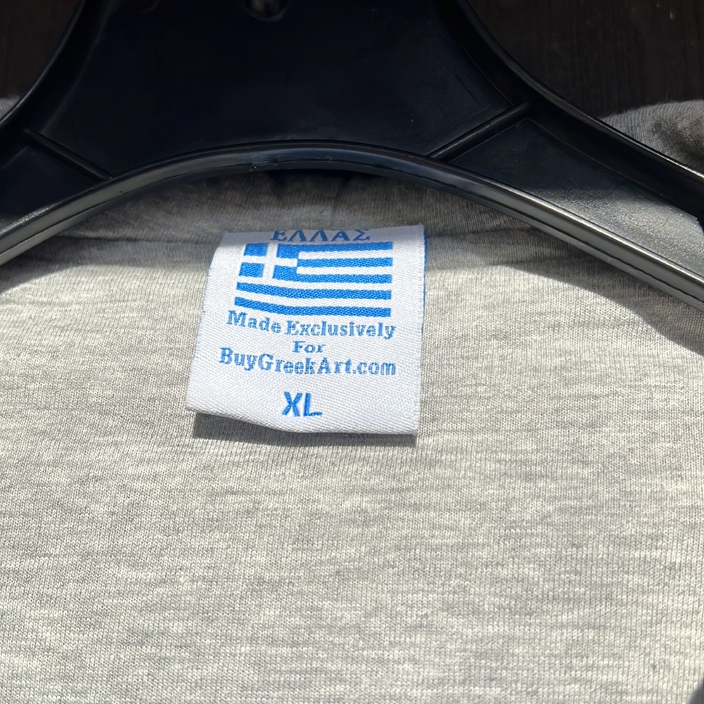 Worn 2x Pristine Greek Heritage, cotton and polyester jacket with hood. - Picture 3 of 8